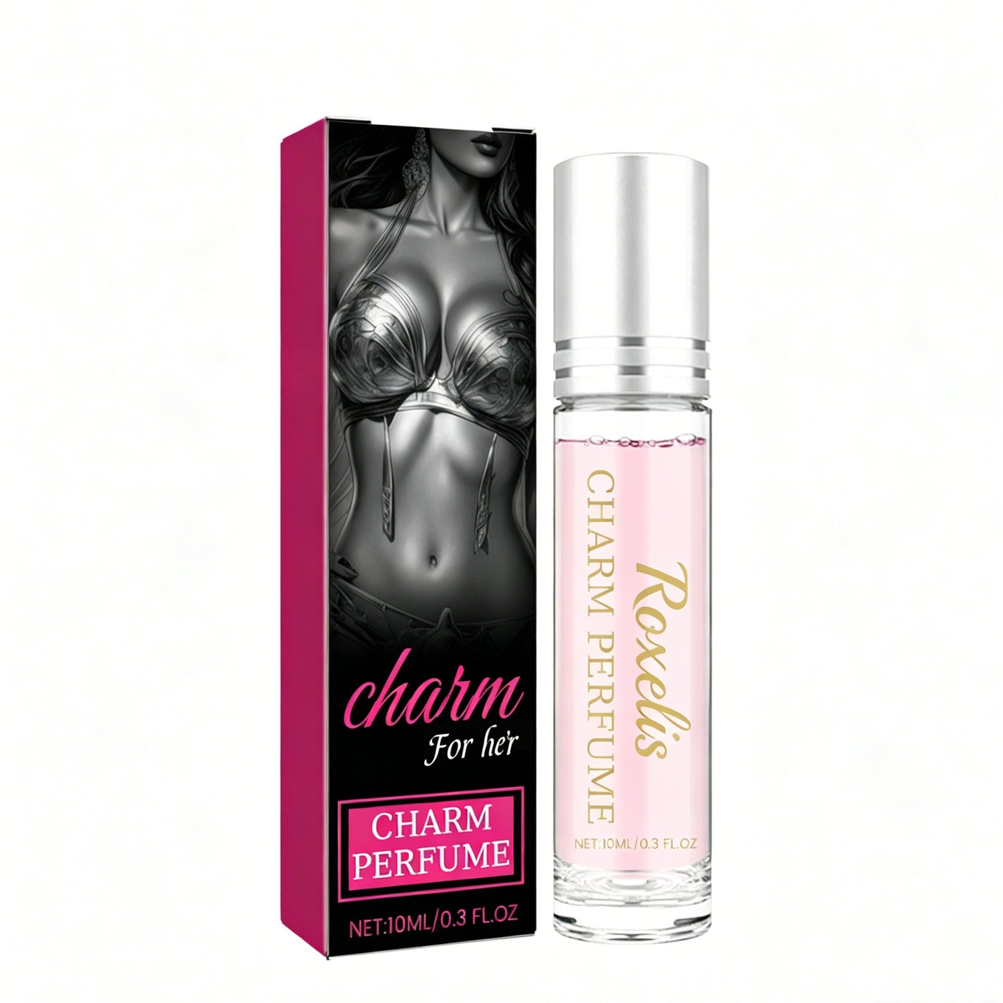 Women's Roll-On Perfume - Long-Lasting Portable 10ml Travel Fragrance