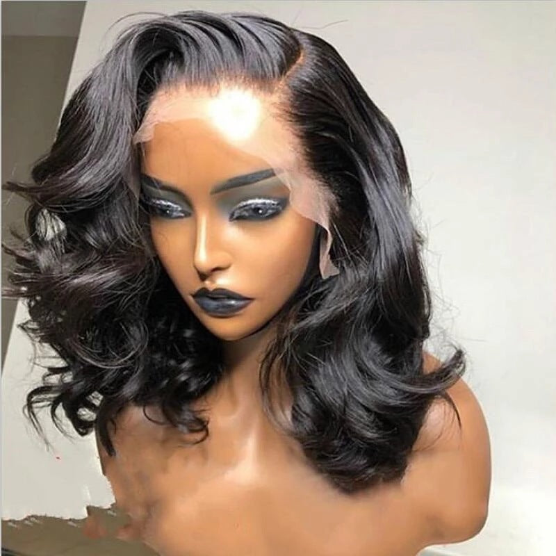 Big Wave Curly Wig for Women - Fluffy Synthetic Hair Cover with Long Bangs