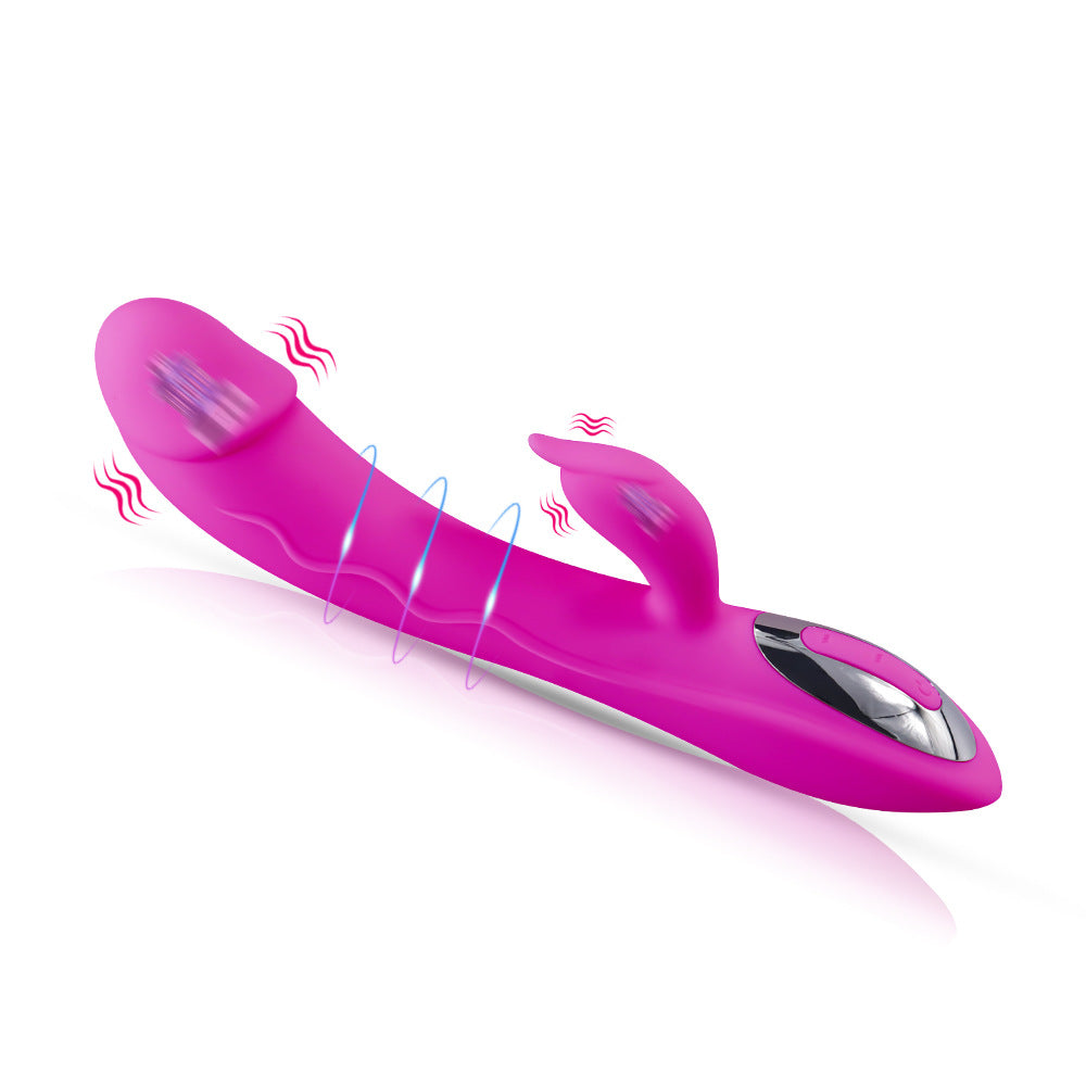 G-Spot Vibration Female Massage Device - Manual Silicone Adult Wellness