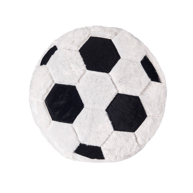 Football Cushion Pillow for Leaning - Plush Winter Home Decor