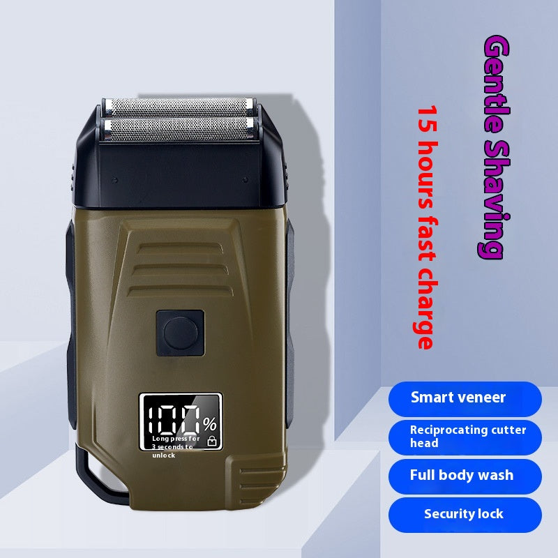 Reciprocating Electric Shaver Head - Army Green