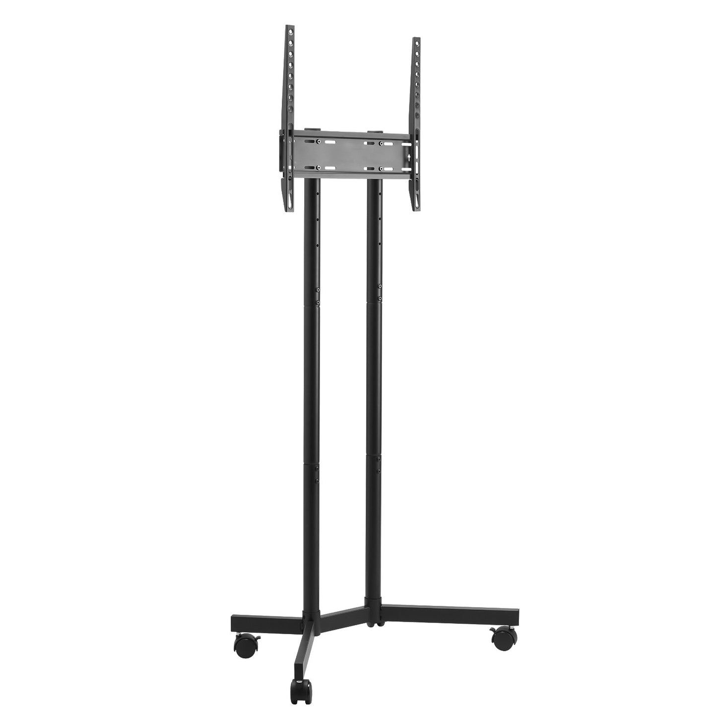 Mobile TV Stand for 32-65 Inch Screens - Height Adjustable with Wheels