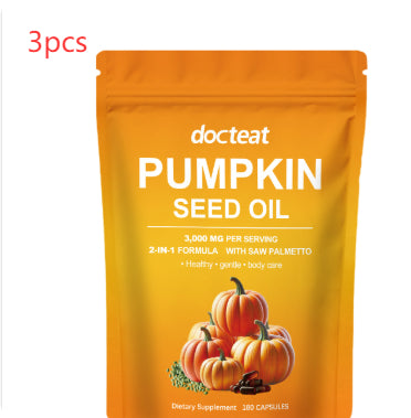 Pumpkin Seed Oil Capsules – 180 Count