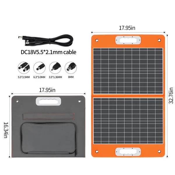 200W Power Station with 60W Solar Panel - 166Wh Backup Battery