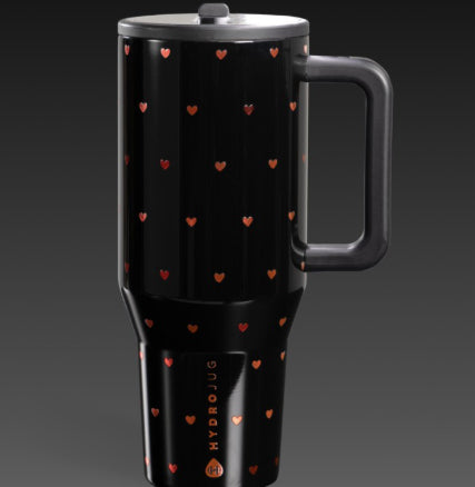 304 Stainless Steel Insulated Travel Mug with Handle and Straw