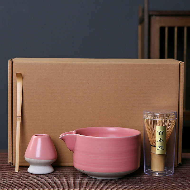 Matcha Tool Set with Gift Box - Japanese Ceramic Matcha Whisk & Bowls