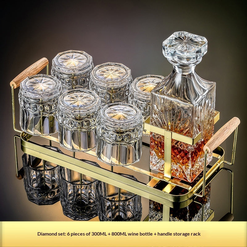 Premium Whiskey Glass and Decanter Set - Multiple Styles & Designs