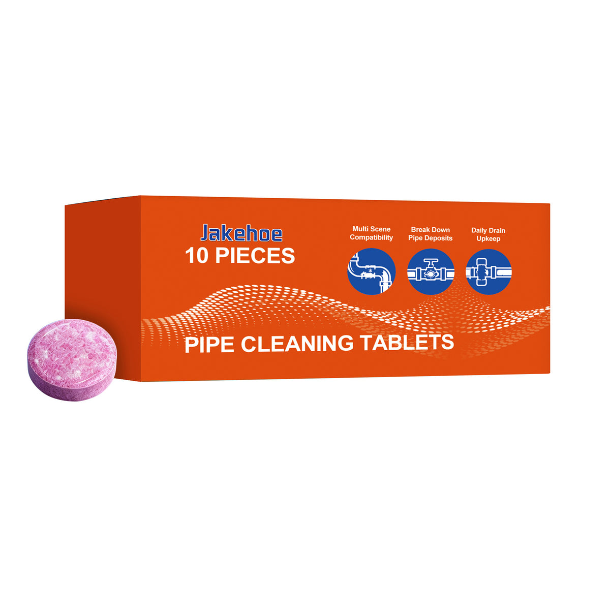 Pipe Cleaning Tablets - 55g Pack for Home Plumbing Maintenance