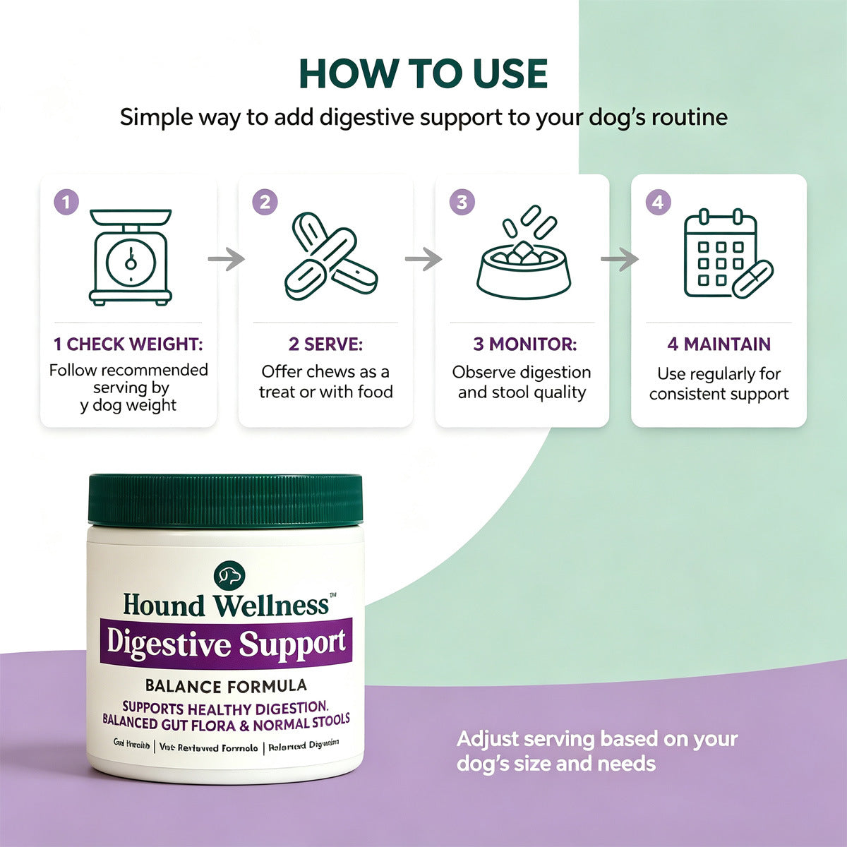 Digestive Health Chewable Tablets - 30 Count