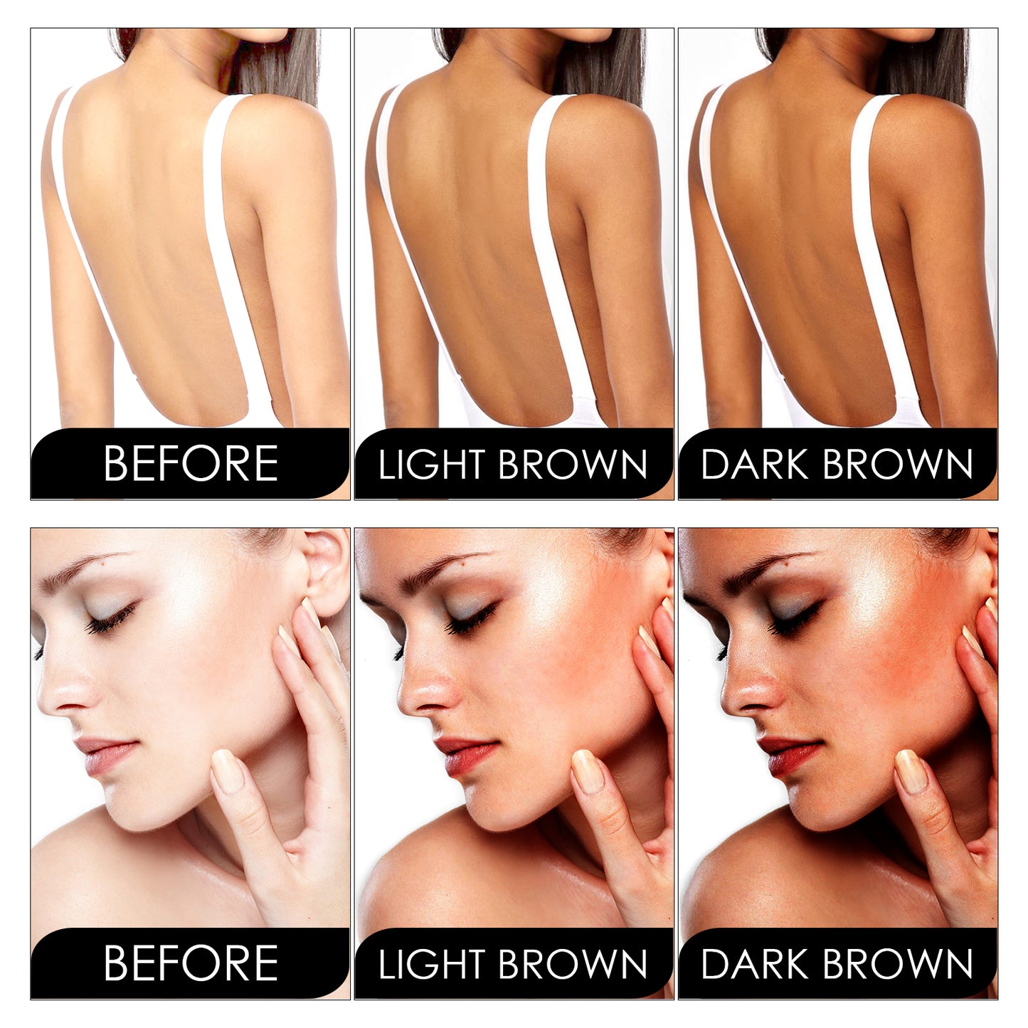Natural Self-Tanning Mousse - 60ml Moisturizing Sunless Body Tanner