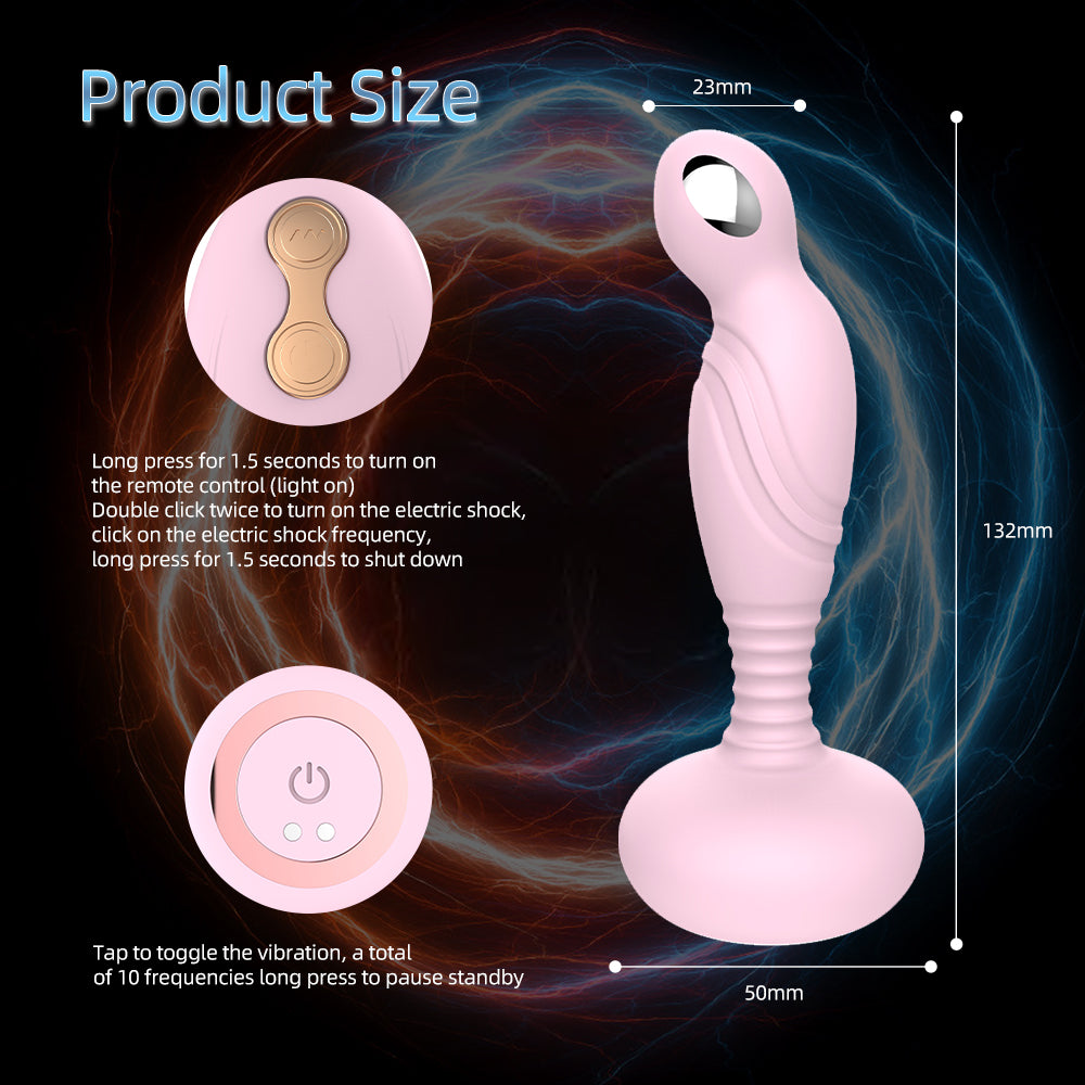 Rechargeable Liquid Silicone Wearable Butt Plug with Remote - Multiple Colors