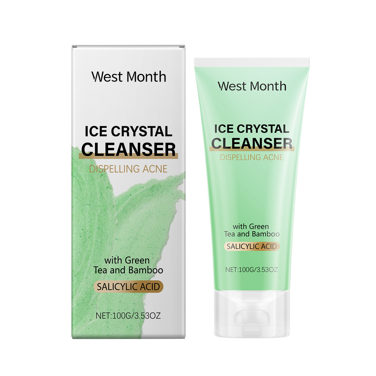 Anti-Acne Facial Cleanser with Salicylic Acid & Tea Extract - 100g