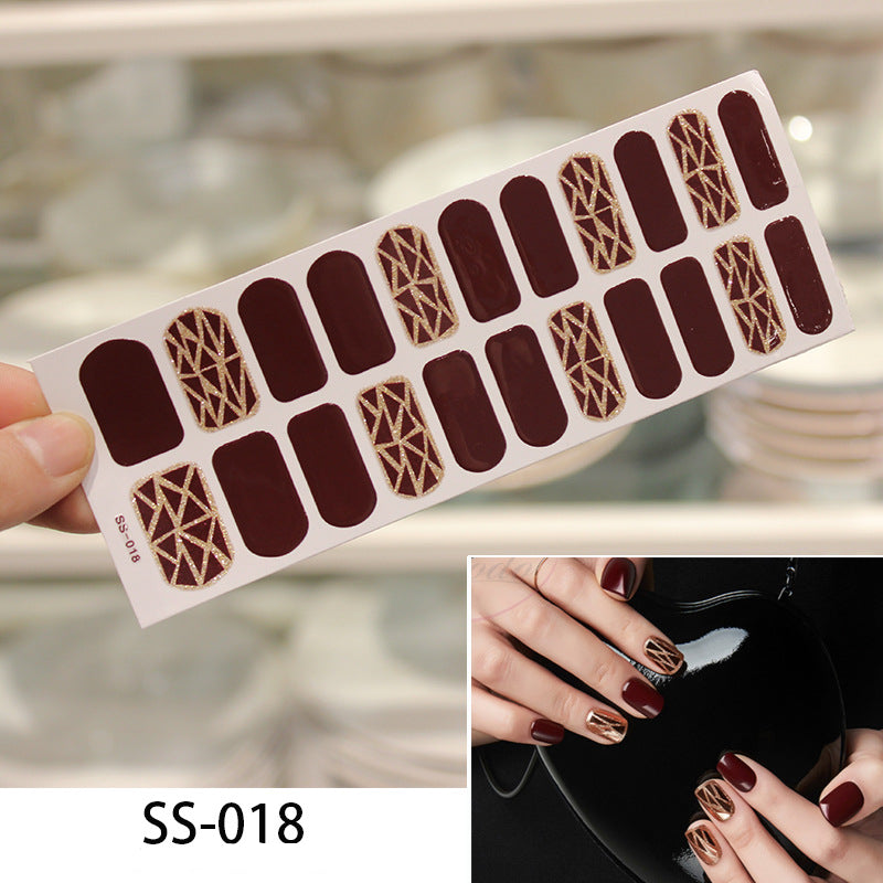 Waterproof Nail Glitter Stickers
