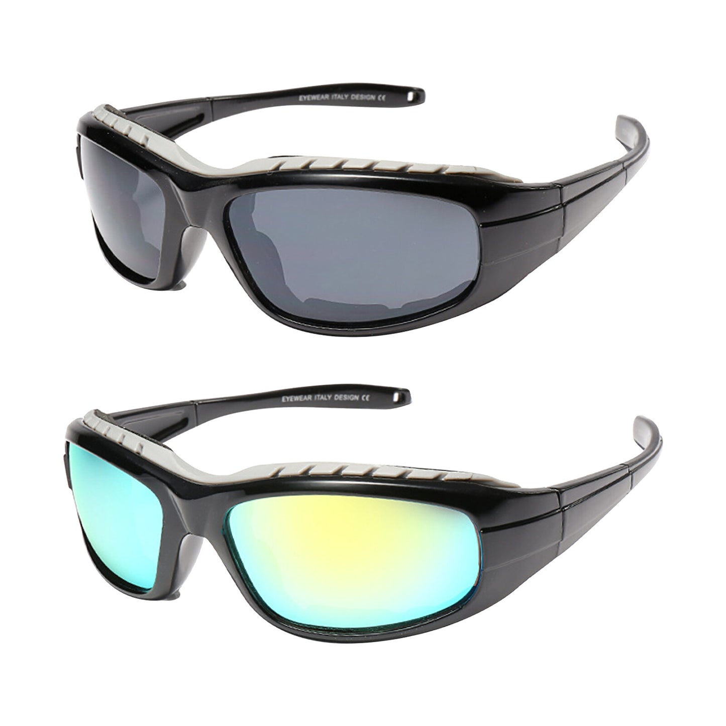 Cycling Sunglasses with UV400 Protection - 2 Pack