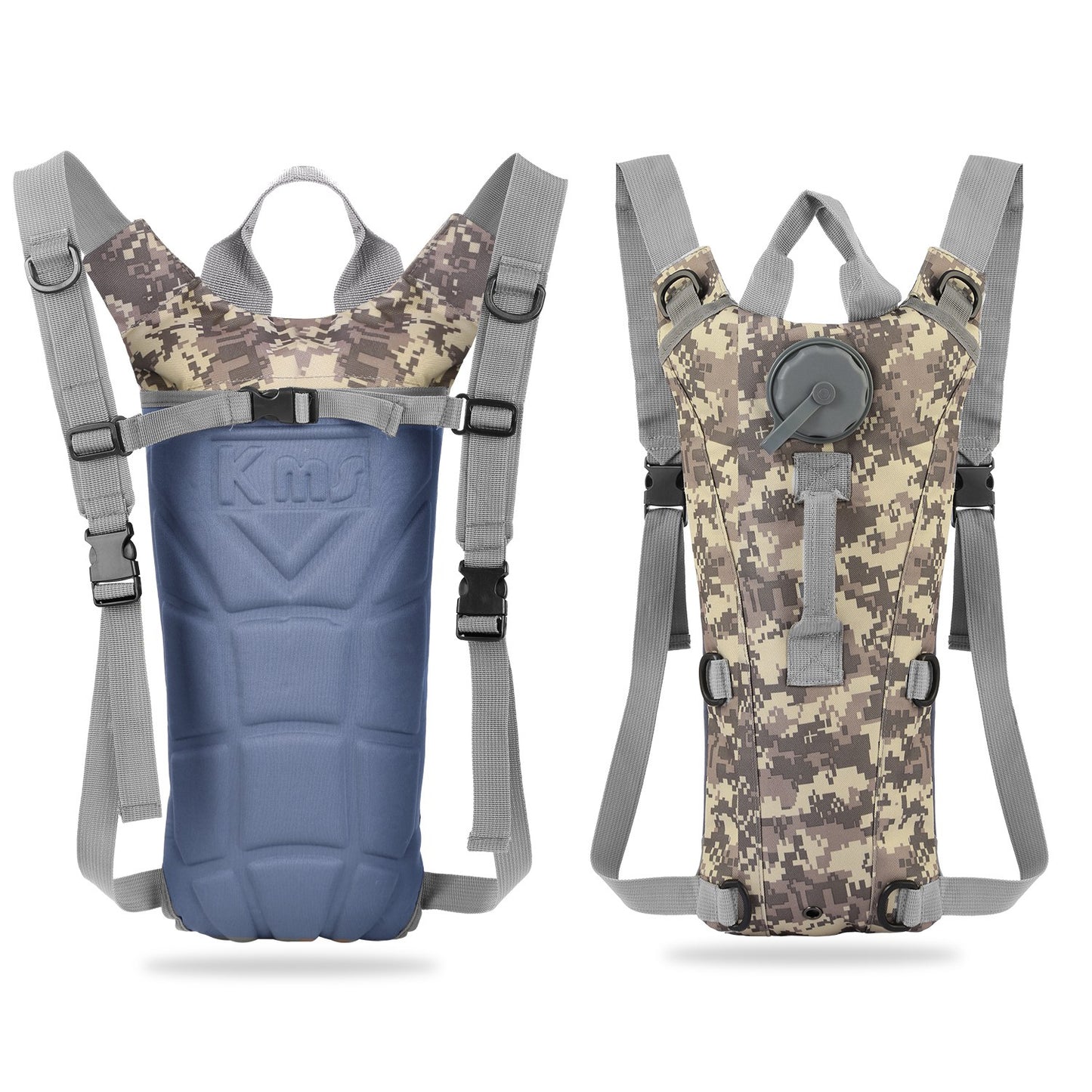 3L Tactical Hydration Pack - Adjustable Water Backpack for Hiking & Cycling
