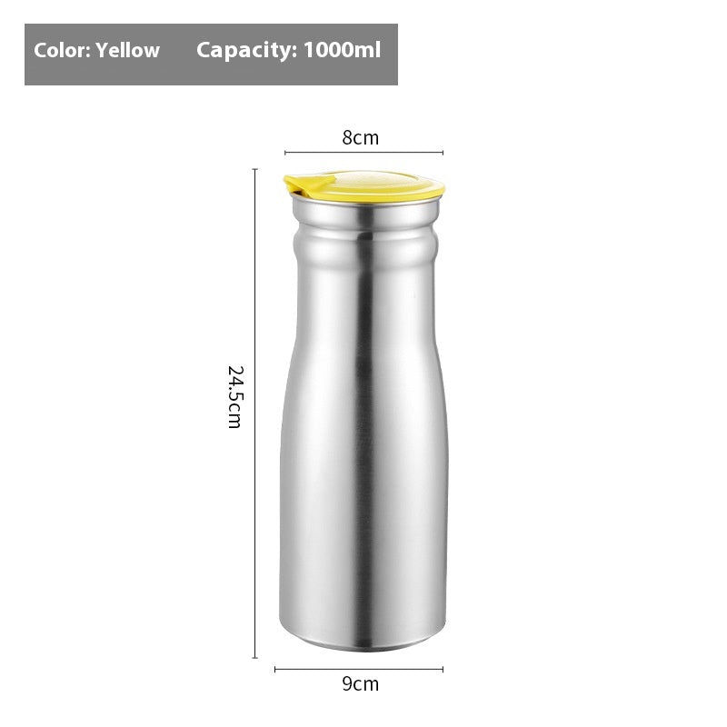 Stainless Steel Cold Water Pitcher 1000ML Multi-Color Drink Dispenser