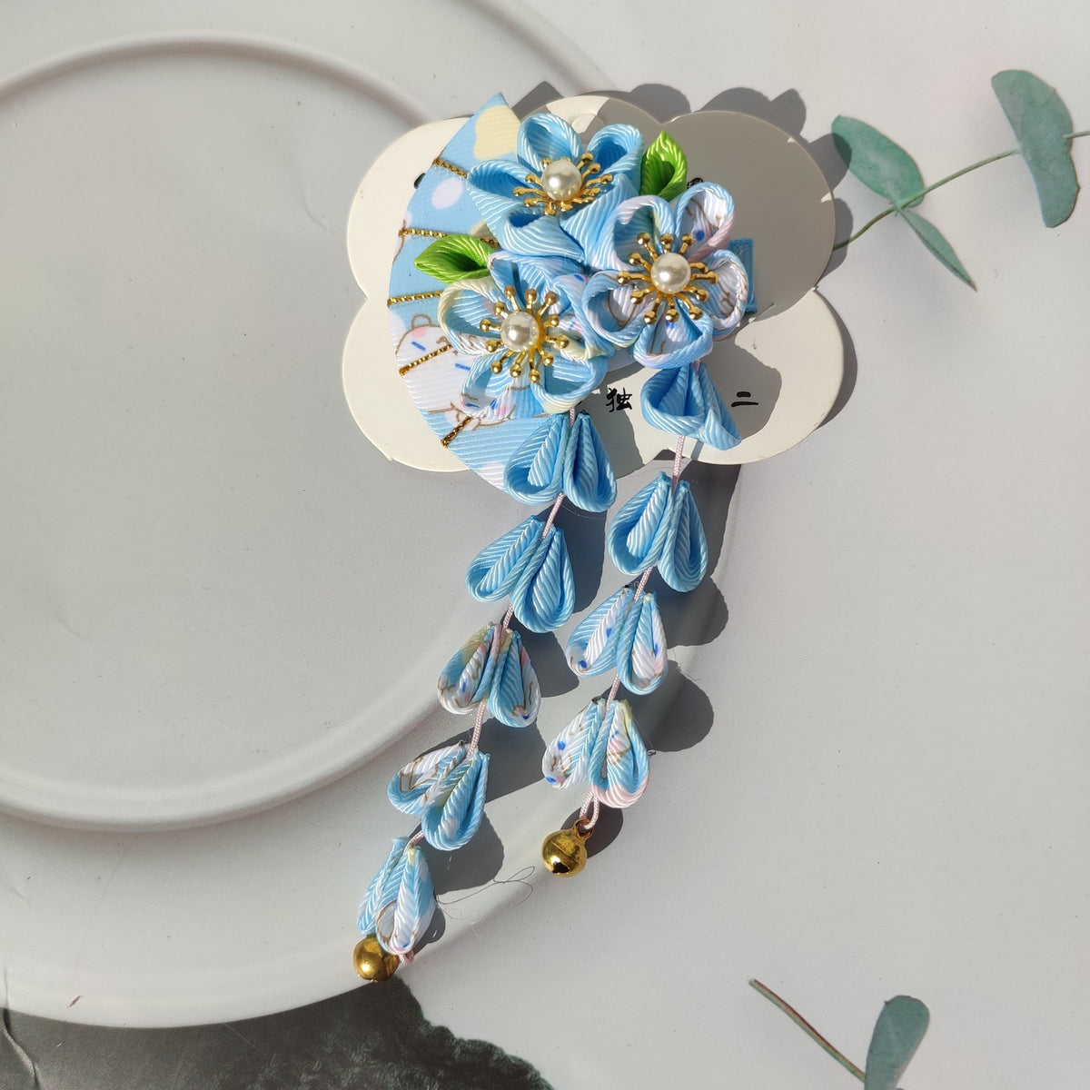 Floral Hairpin Japanese-Style Vintage Hair Clip