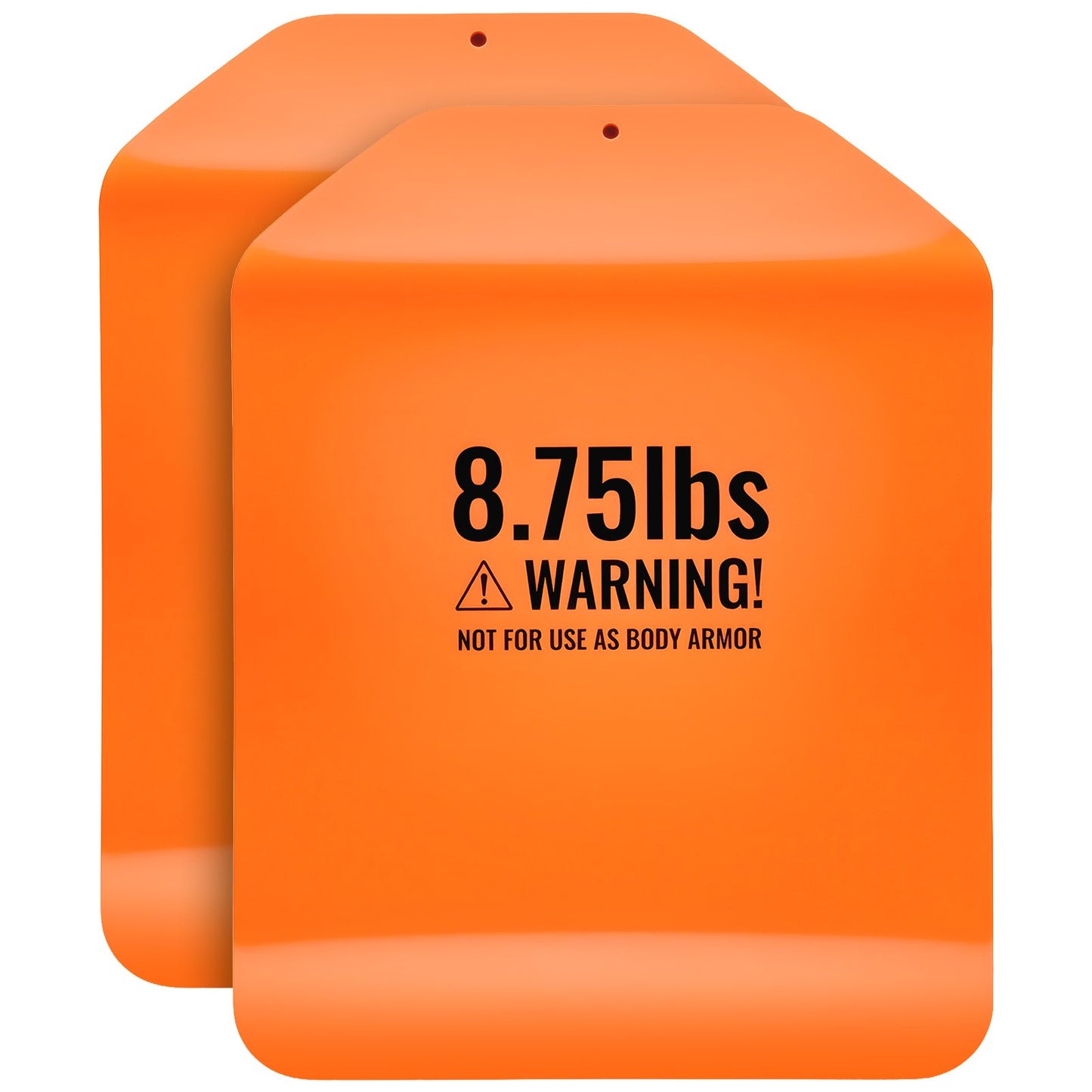 8.75 LB Curved Steel Weight Plate Pair for Fitness & Strength Training