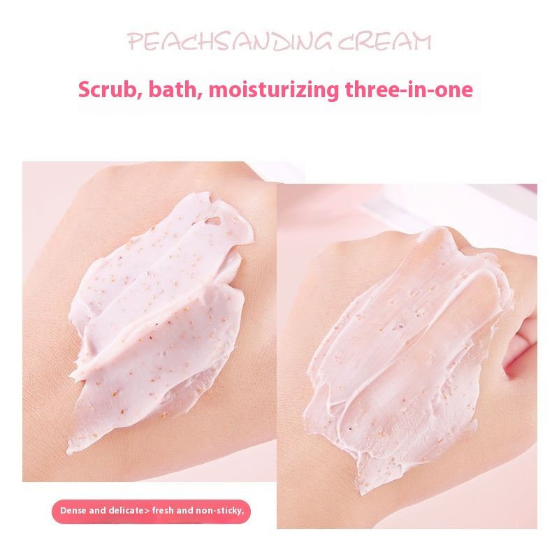 Peach Moisturizing Body Scrub Cream - 200g Hydrating Exfoliator