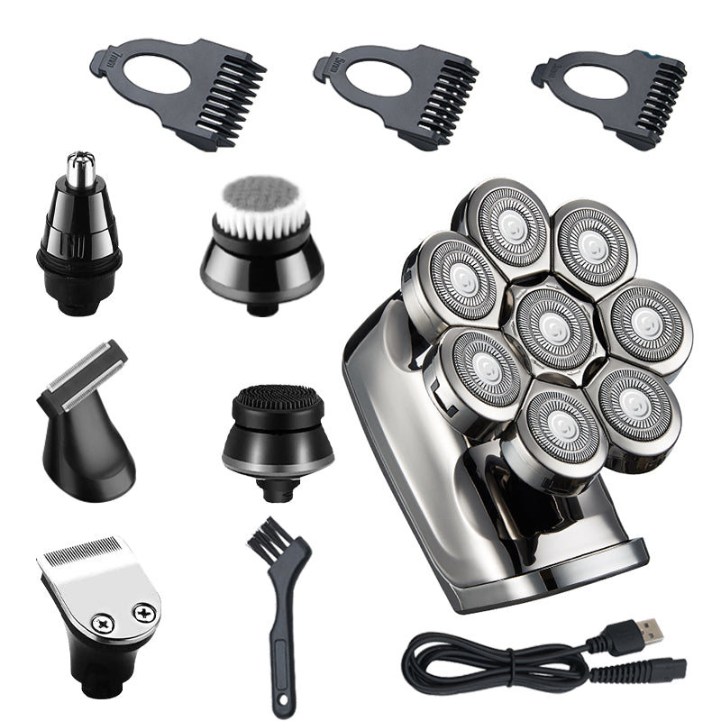 8D Electric Men's Shaver Head Tool - USB Rechargeable