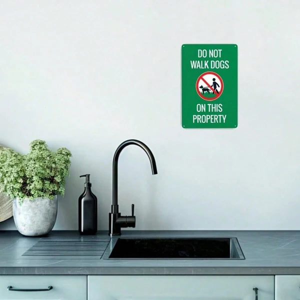 Metal Tin Wall Decoration Sign - 20x20 cm