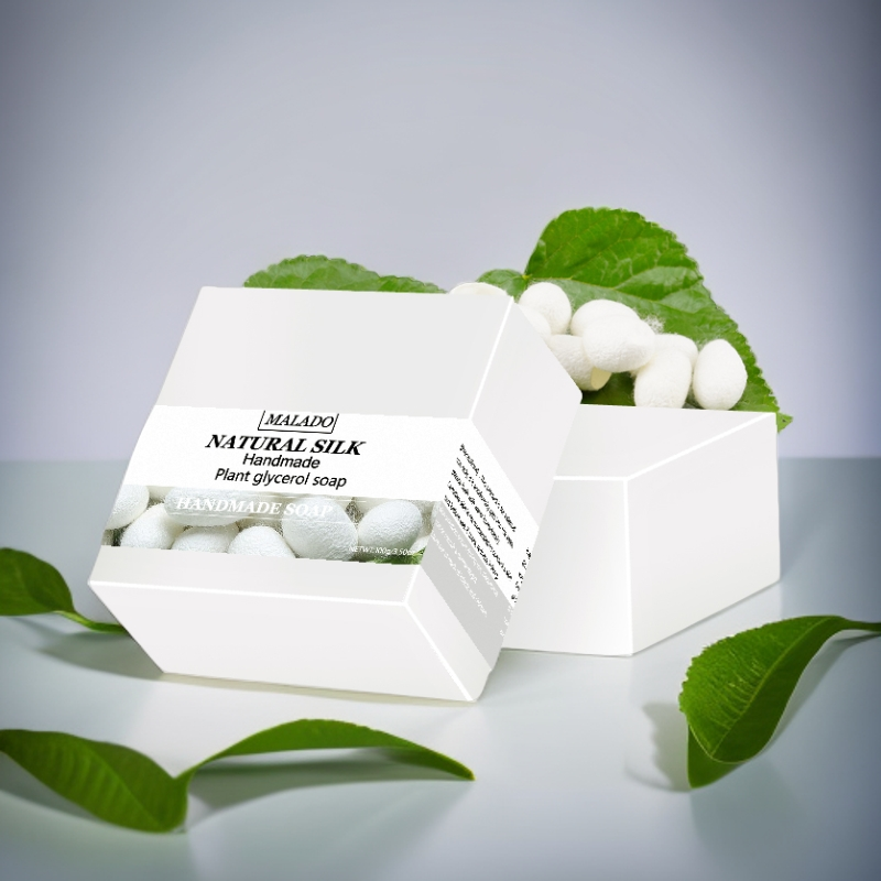 Square Silk Soap Bar 100g - Gentle Body Care Product