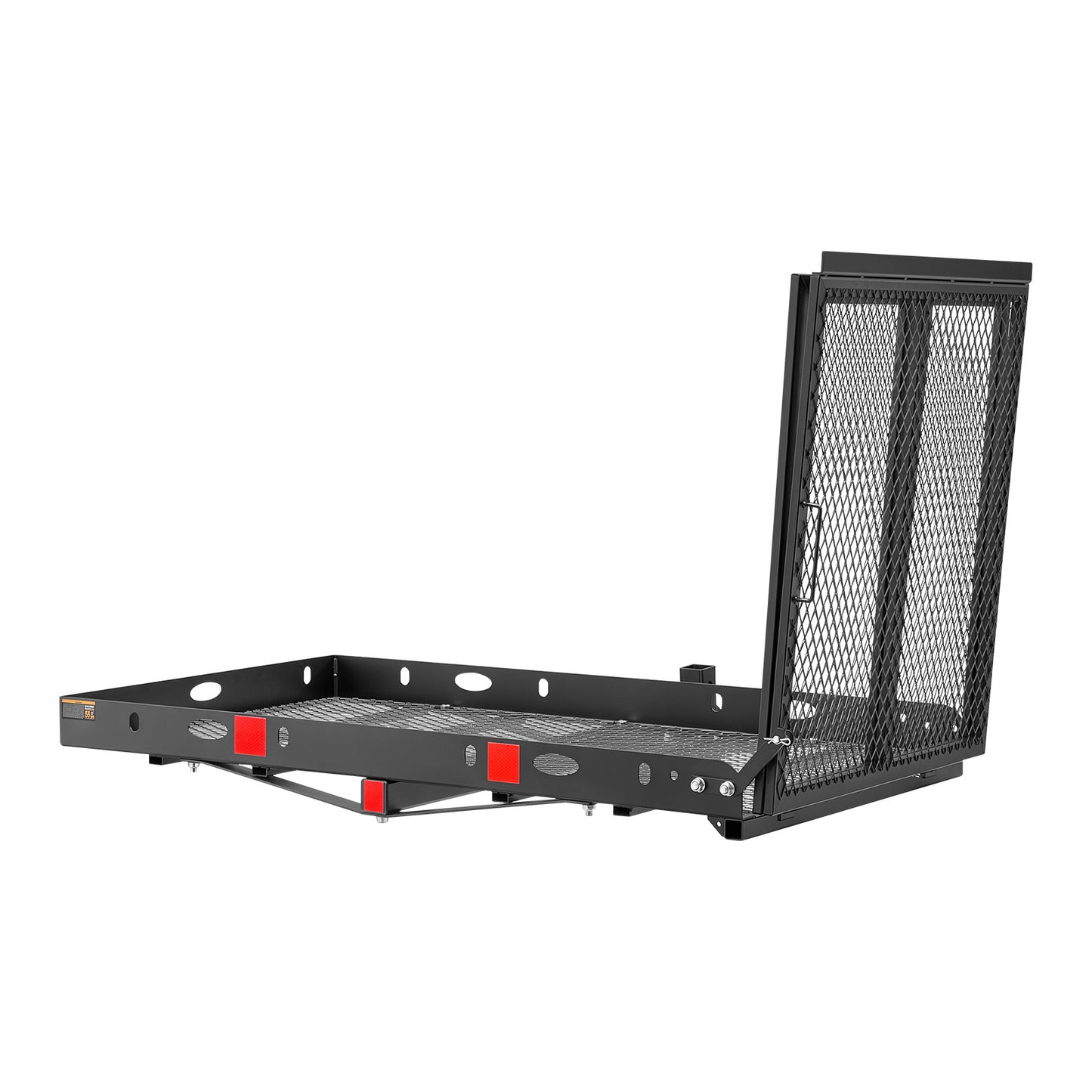 Wheelchair Carrier Hitch Mount 500LBS Steel Cargo Rack with Ramp & Stabilizer