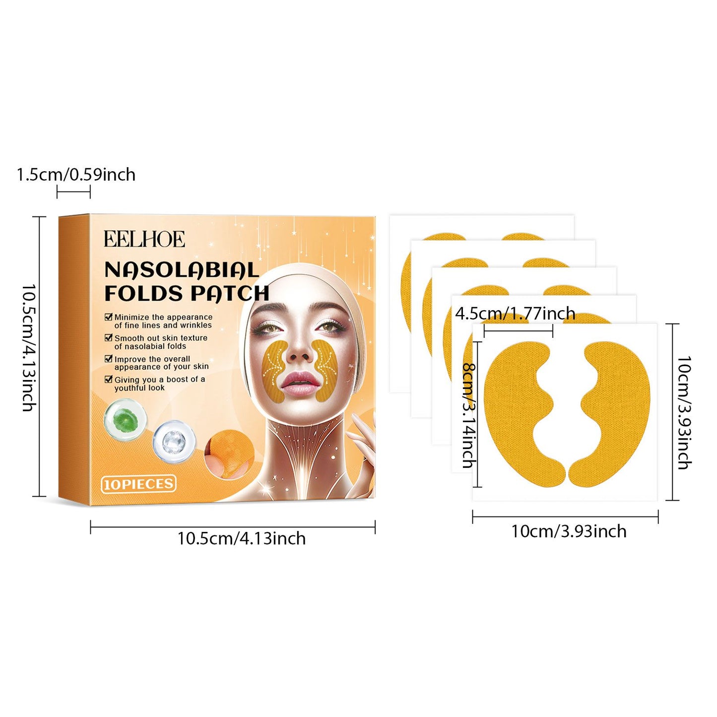 Forehead Wrinkle Patch - Anti-Aging Collagen Smoothing Treatment