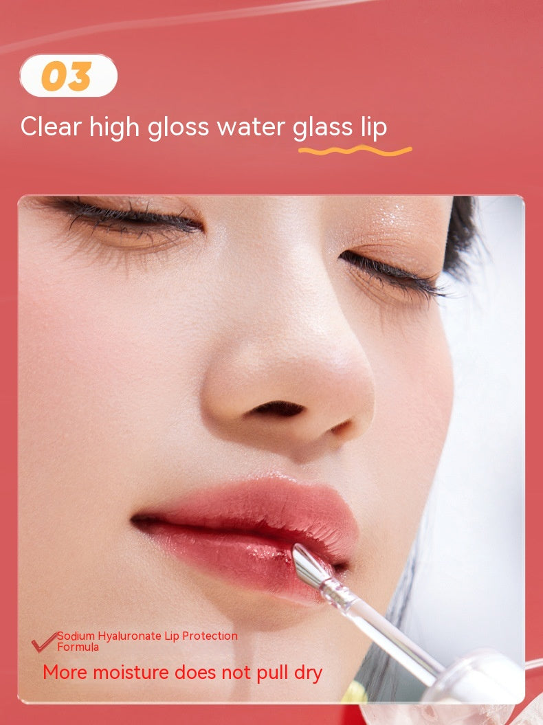 Moisturizing Lip Gloss Water Water Dew Lipstick Natural Shine Long Lasting