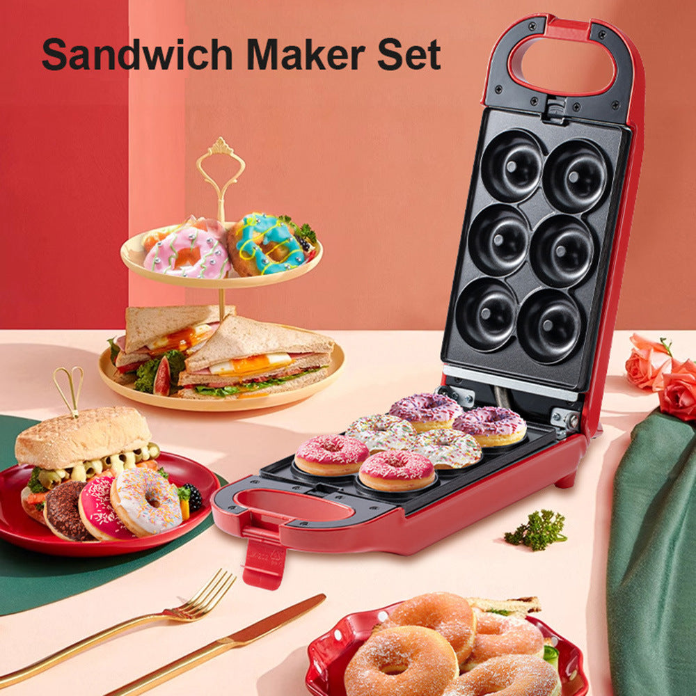 5-in-1 Egg Tart Cake Breakfast Maker - Multi-Function Kitchen Appliance