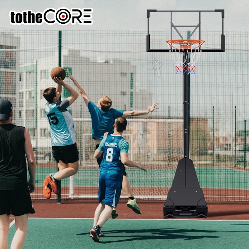 Adjustable Portable Basketball Hoop - 7.55-10 Ft Height