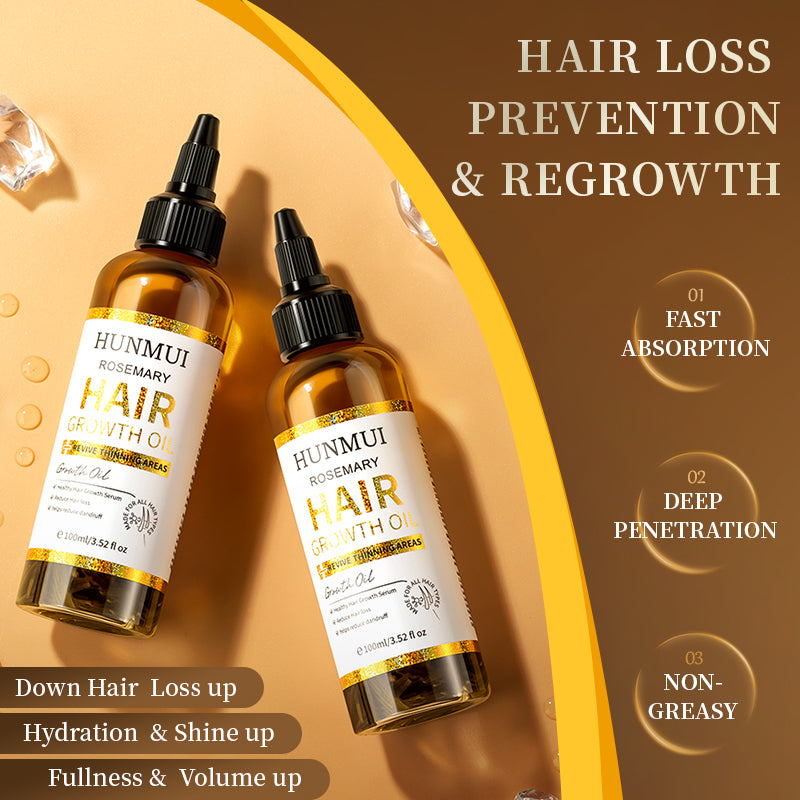 Rosemary Hair Growth Oil - 100ml Natural Hair Treatment for Thinning Hair