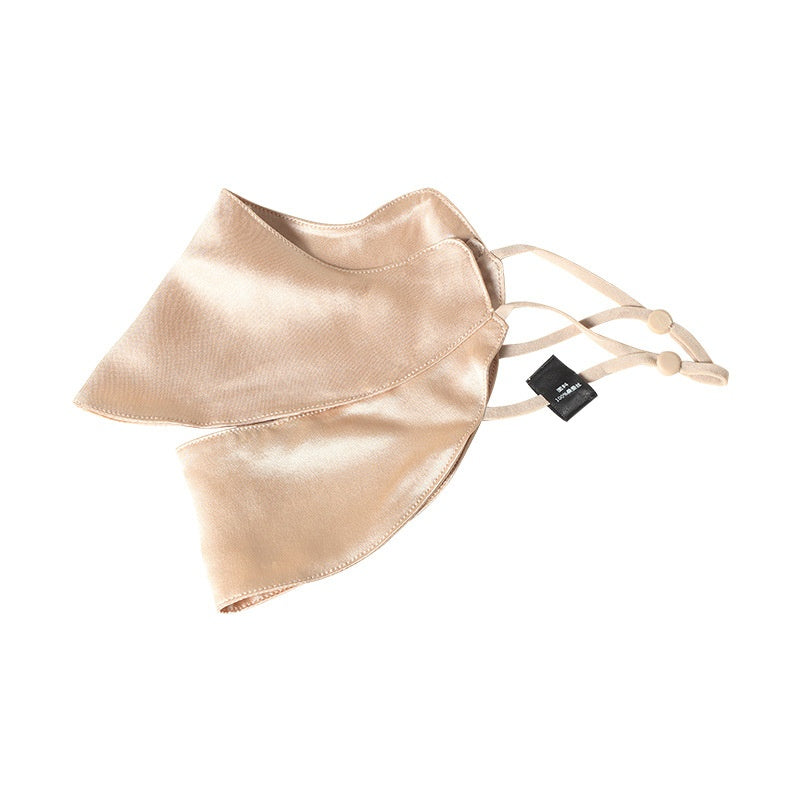 Mulberry Silk UV-Blocking Face Mask - Outdoor Sun Protection