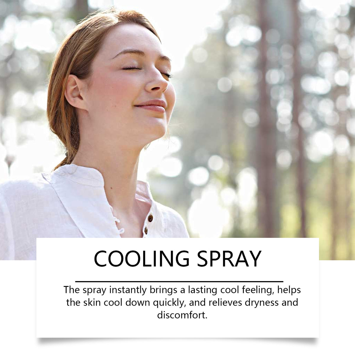 Portable Summer Body Spray - Cool Refreshing Spray for Outdoor Use 50ml