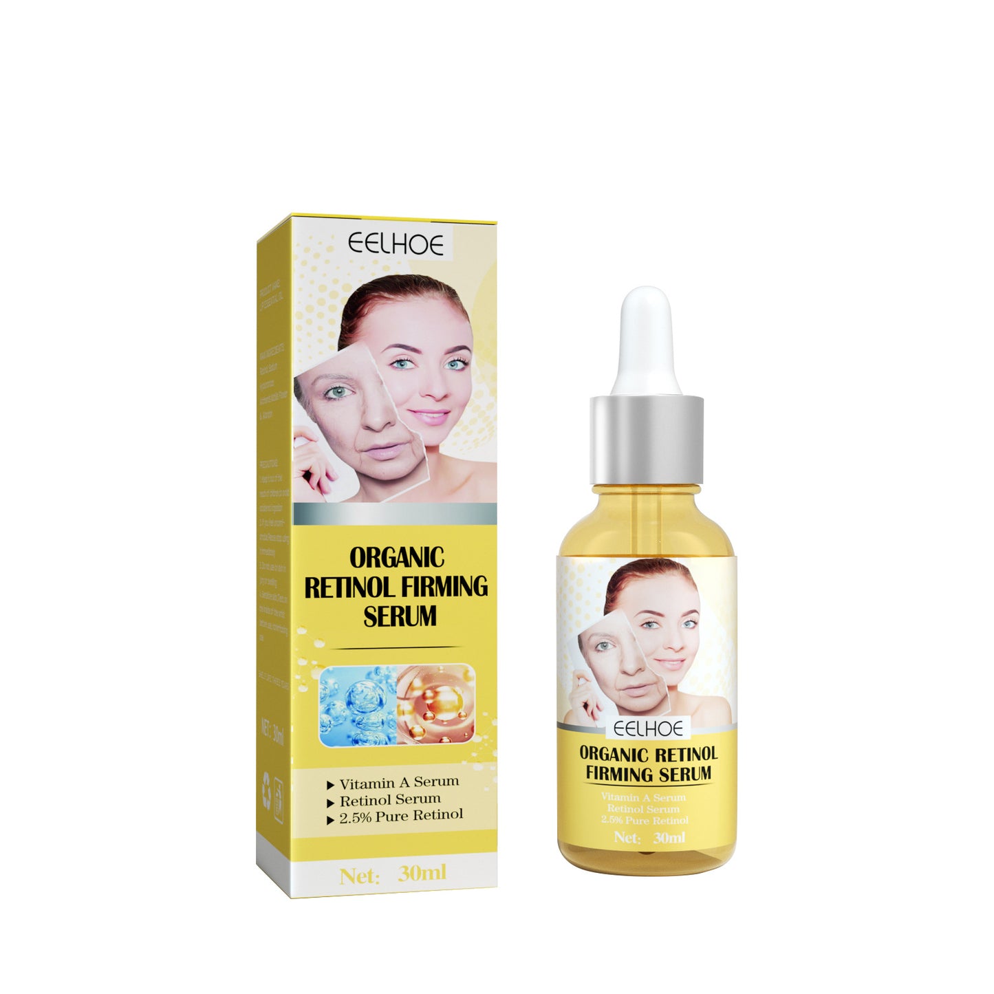 Retinol Firming Face Serum - Anti-Aging Hydrating Facial Essence (30ml)