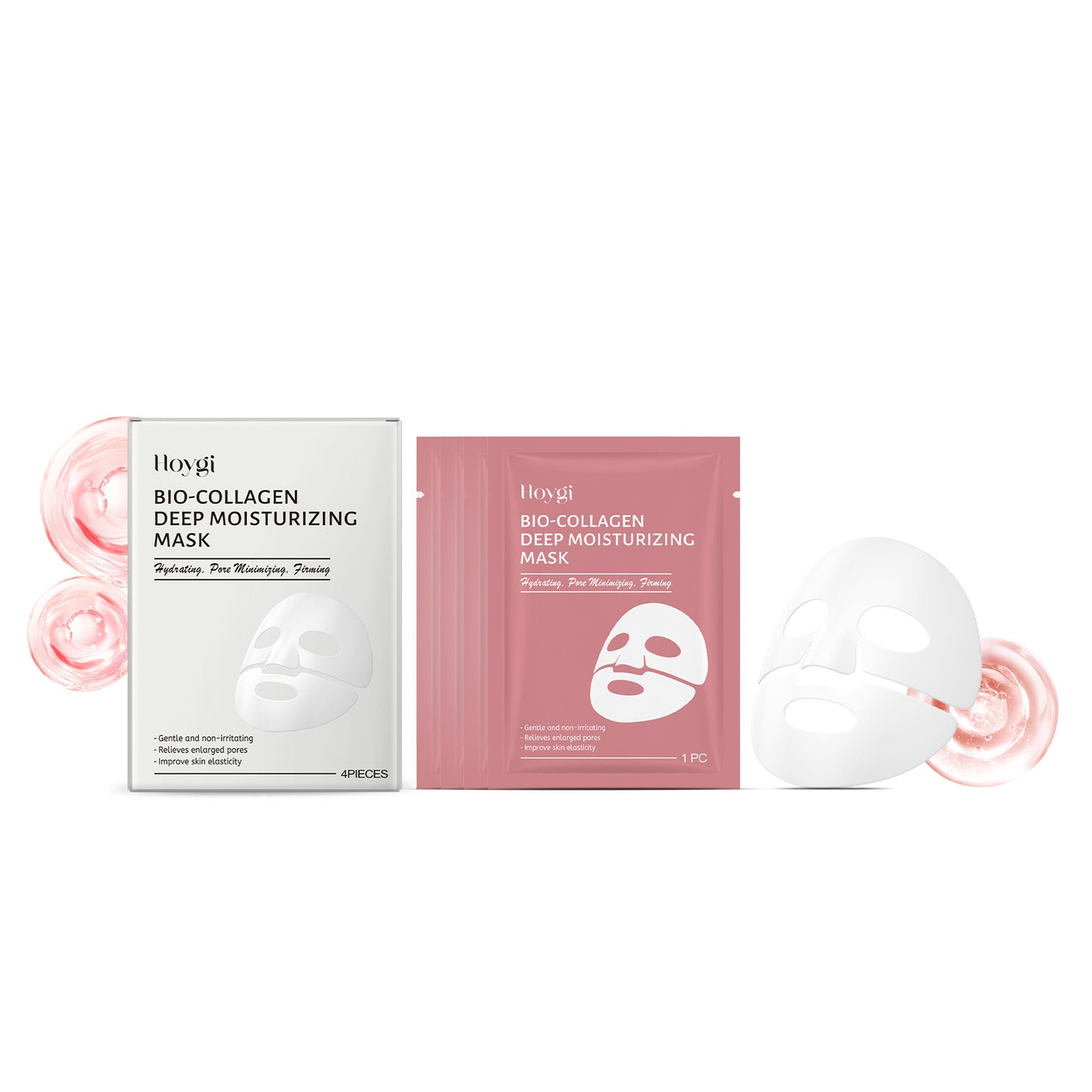 Collagen Deep Moisturizing Facial Mask Pack - Hydrating Skin Care Sheet