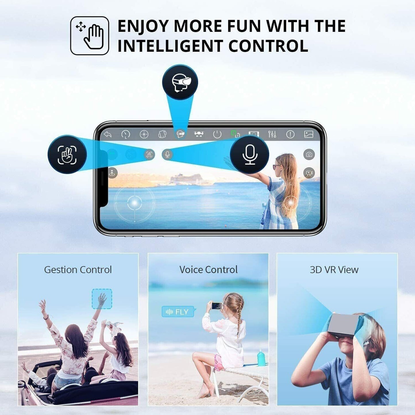 4DV13 Drone with 1080P HD Camera - Easy to Fly, 26 Minutes Flight Time
