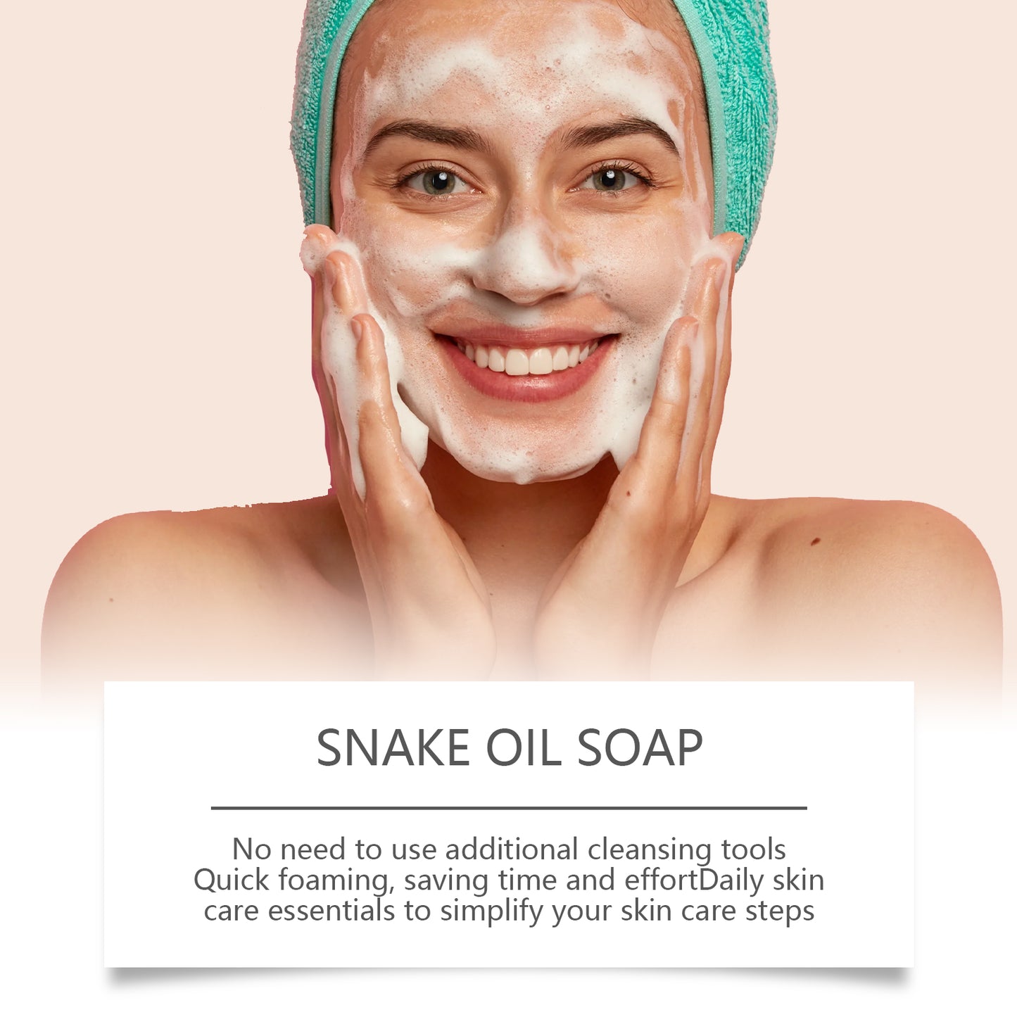 Snake Oil Facial Cleansing Soap - Deep Pore & Oil Control Bar