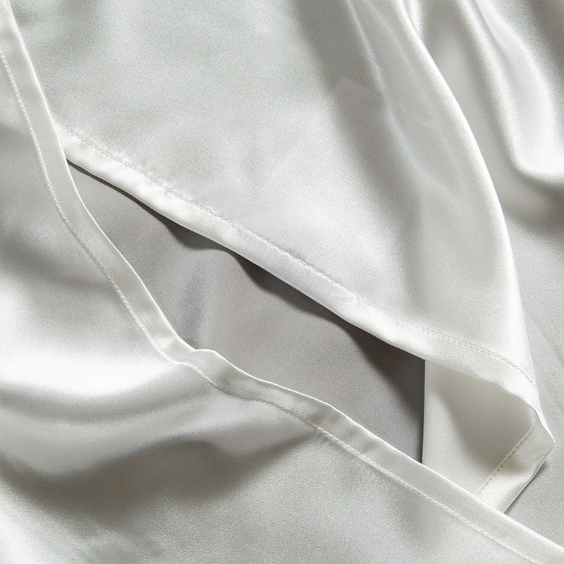 Double-Sided Ice Silk Pillowcase - Soft Rayon & Polyester Bedding Cover