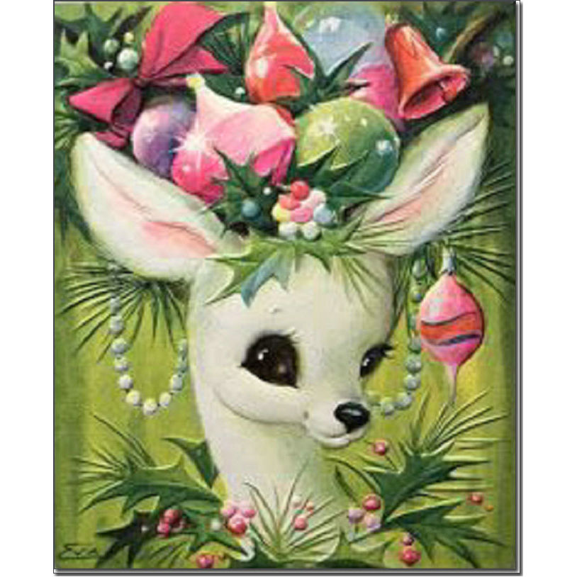 Rhinestone Painted Crystal Diamond Painting Kit for DIY Embroidery