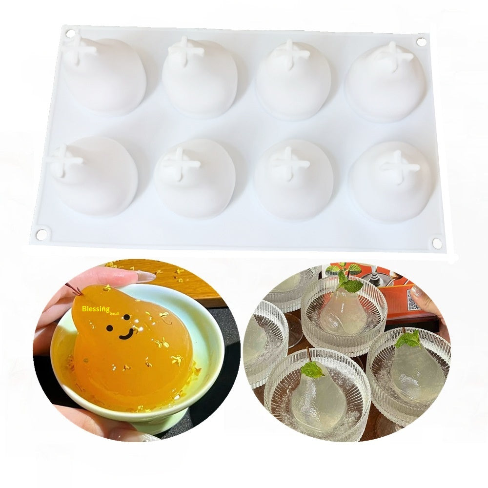 Silicone Fruit Candle Mold for Baking and Crafting - Assorted Shapes & Sizes