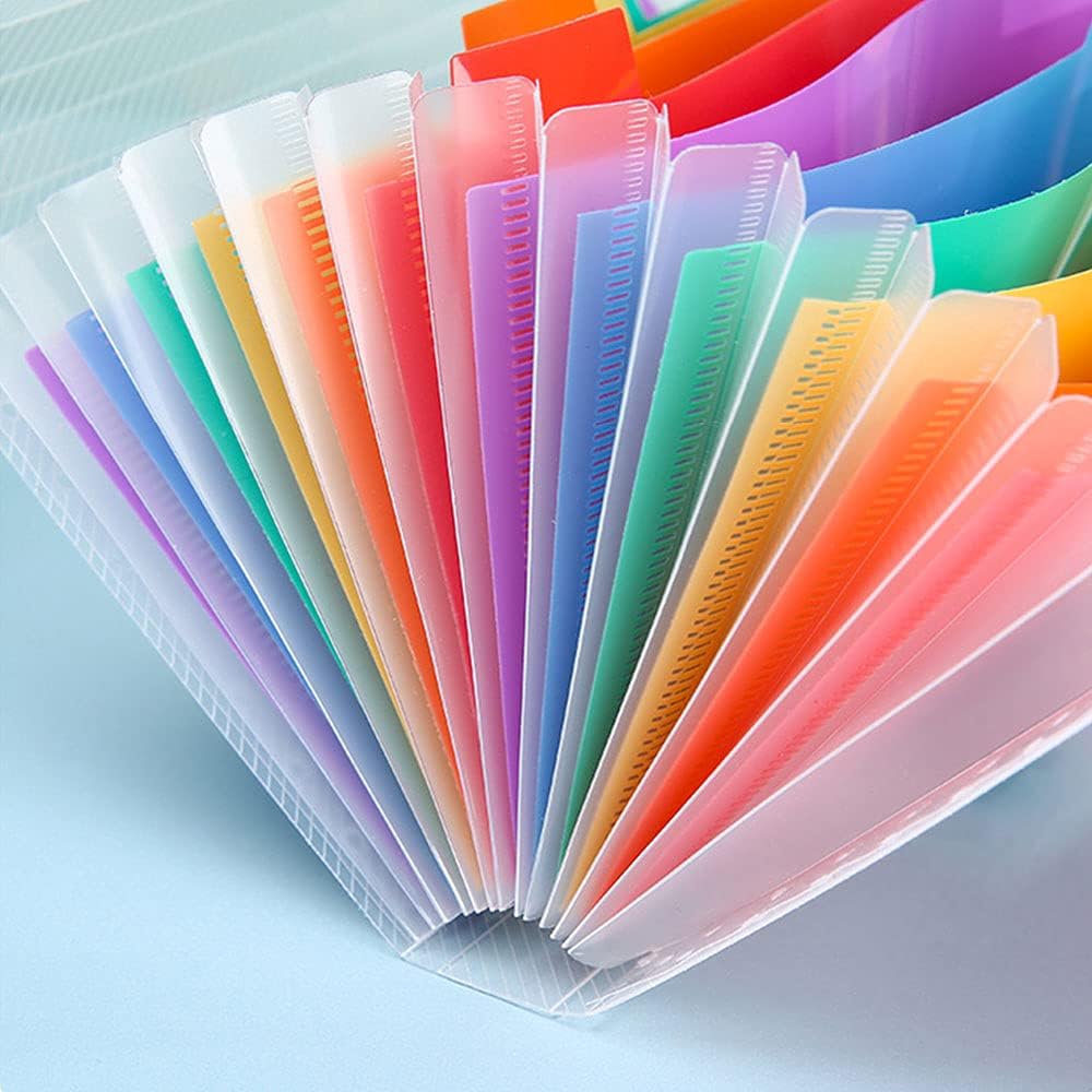 Large Capacity Accordion File Organizer - 13 Pocket A4 Folder