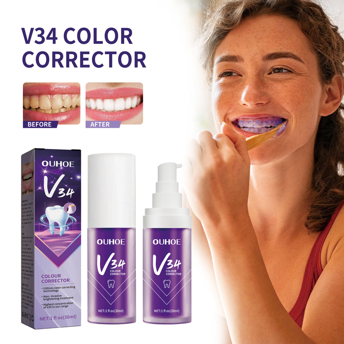 Purple Whitening Toothpaste 30ml