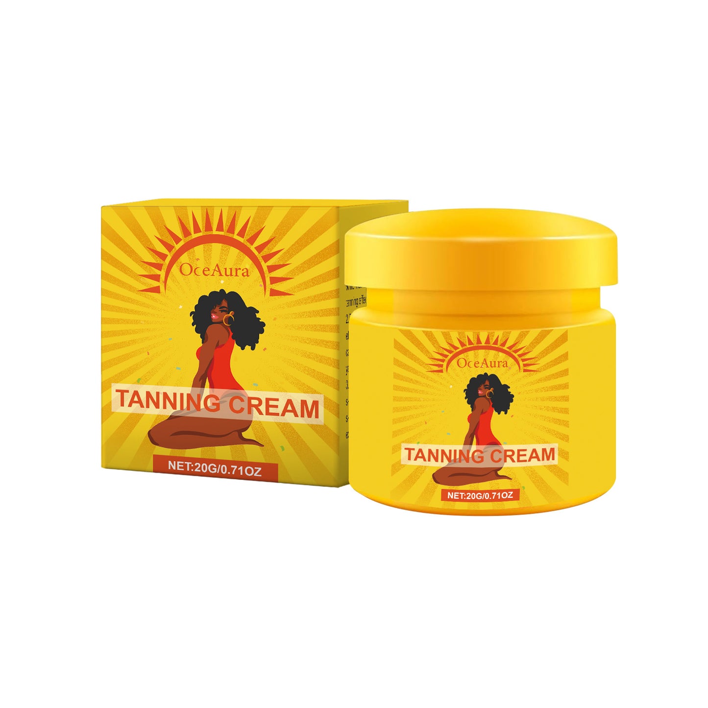 Moisturizing Tanning Gel with Vitamin E and Lemon Extract