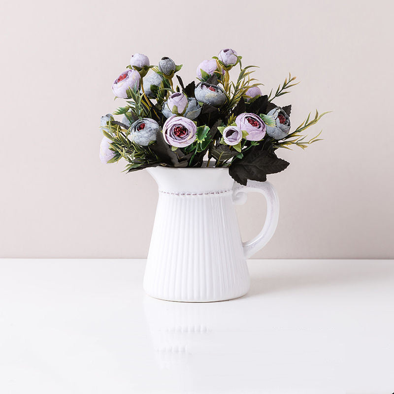 Ceramic Modern Vase for Living Room Floral Decor - Multi Styles
