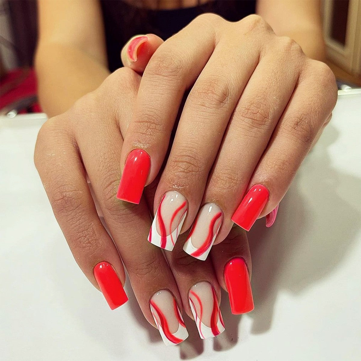 European, American & French Style Fake Nail Patch Set for Nail Art