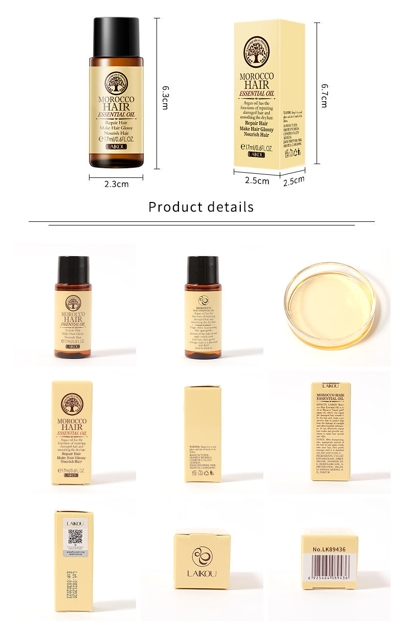 17ml Leave-in Hair Conditioner with Argan Oil for Damaged & Dry Hair