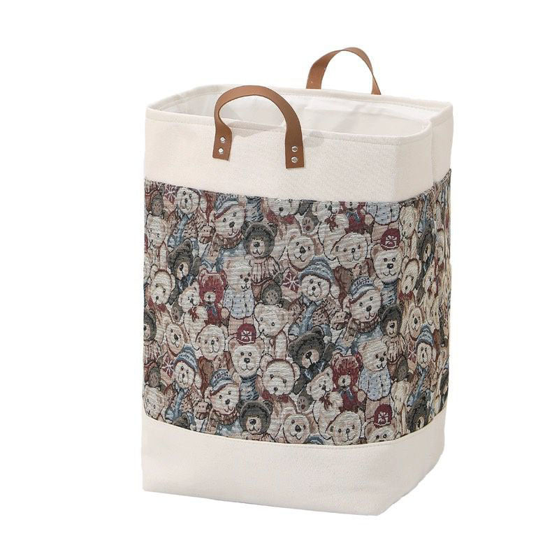 Large Fabric Storage Bag for Clothes and Home Organization - 35x35x55cm