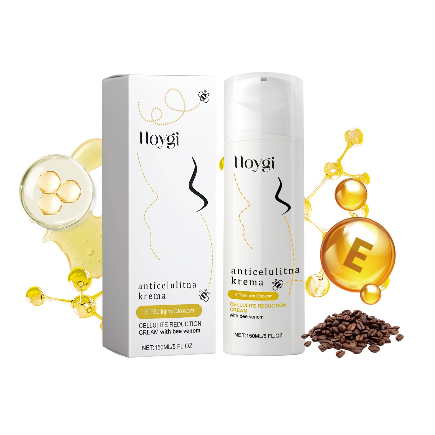 Firming Body Slimming Cream - 150ml Anti-Cellulite Tummy & Leg Massage Lotion