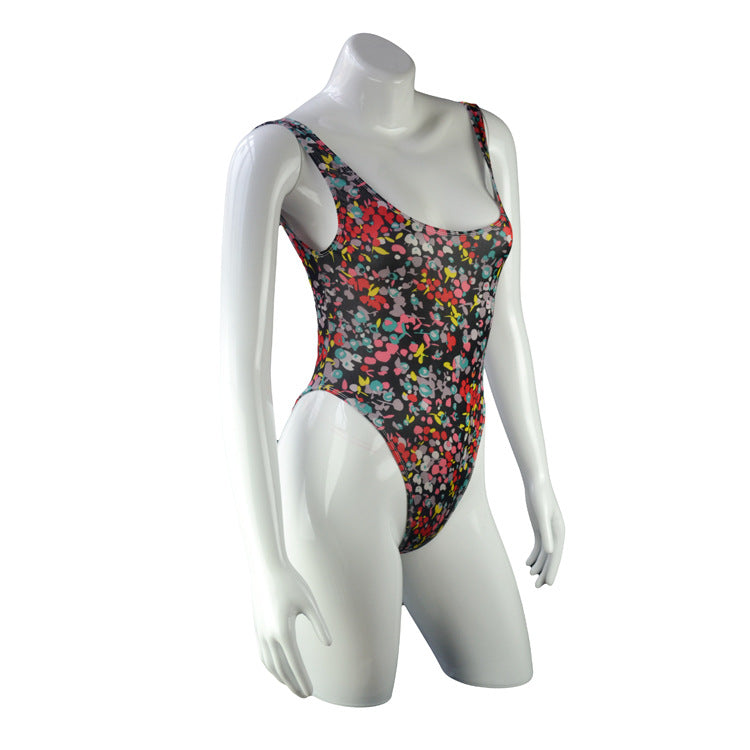 Color Printing Buttock Wrap One-Piece Backless Body Shaper for Adults